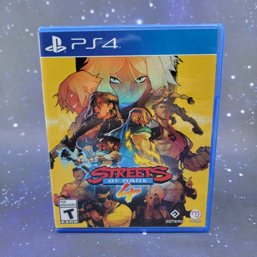 Streets of Rage 4 (Sony PlayStation 4) PS4 Video Game w/ Manual C‎